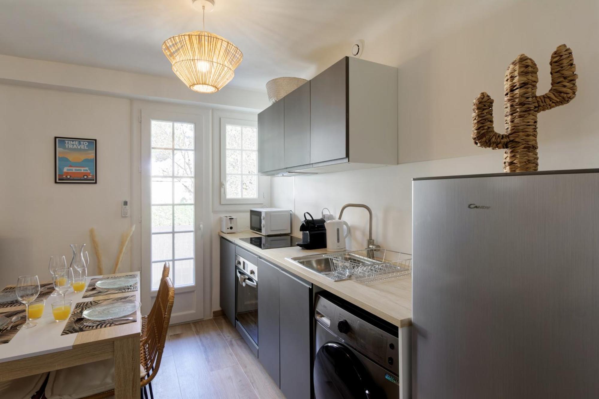 016- T2 Tropisme, Appart 1 Chambre,Clim,Wifi,Parking Montpellier Esterno foto
