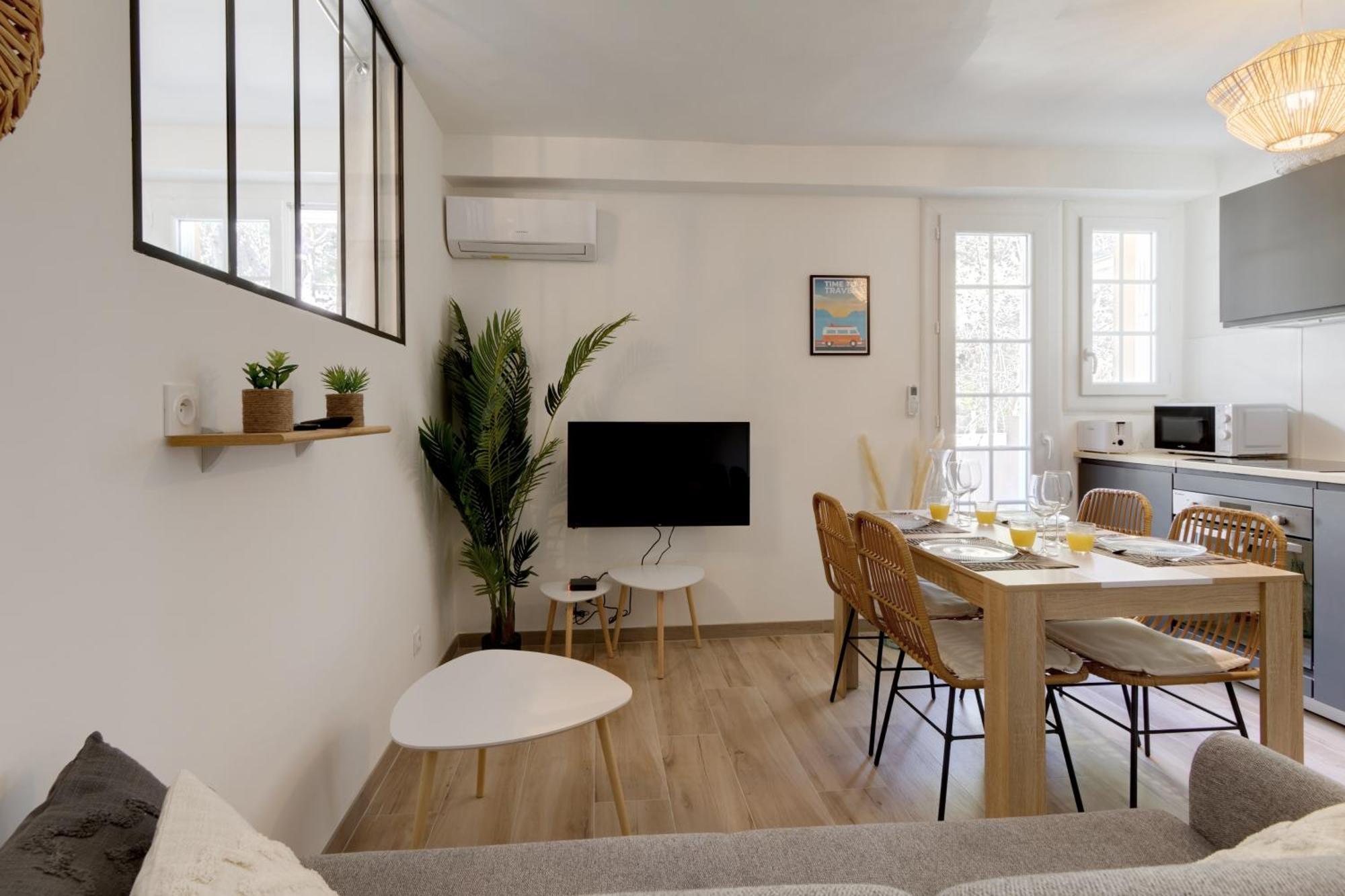 016- T2 Tropisme, Appart 1 Chambre,Clim,Wifi,Parking Montpellier Esterno foto