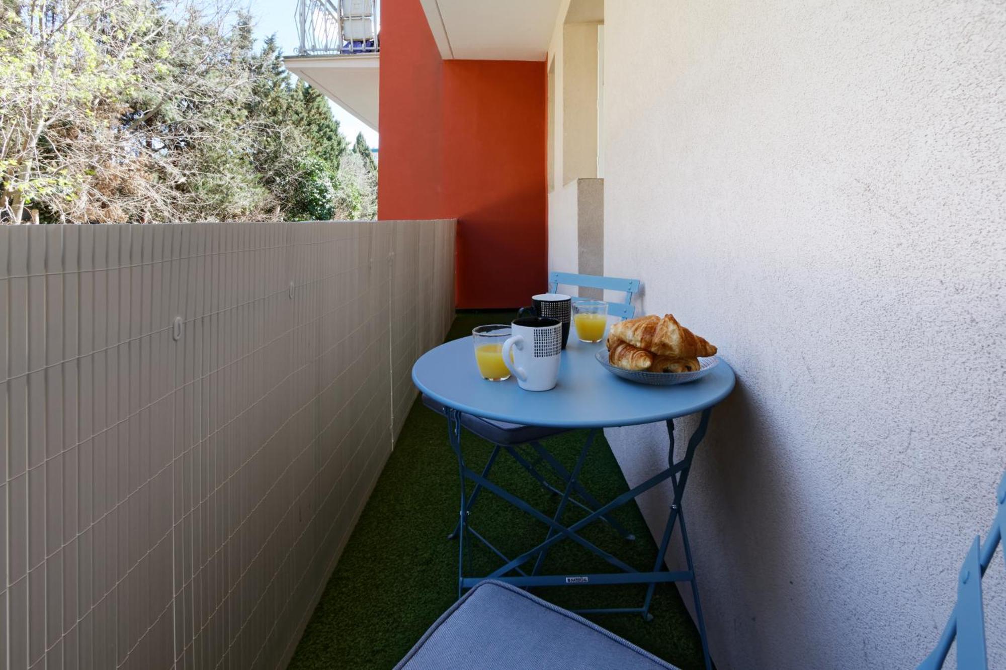016- T2 Tropisme, Appart 1 Chambre,Clim,Wifi,Parking Montpellier Esterno foto