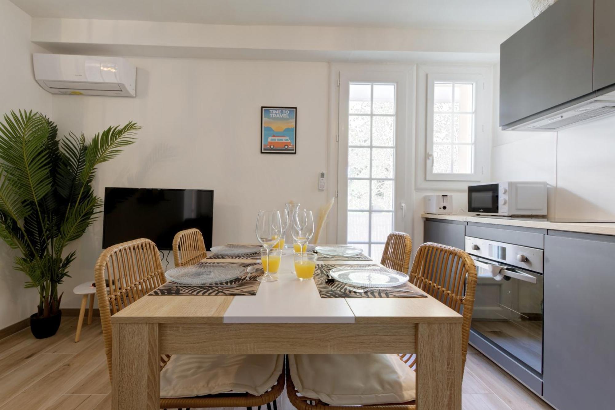 016- T2 Tropisme, Appart 1 Chambre,Clim,Wifi,Parking Montpellier Esterno foto