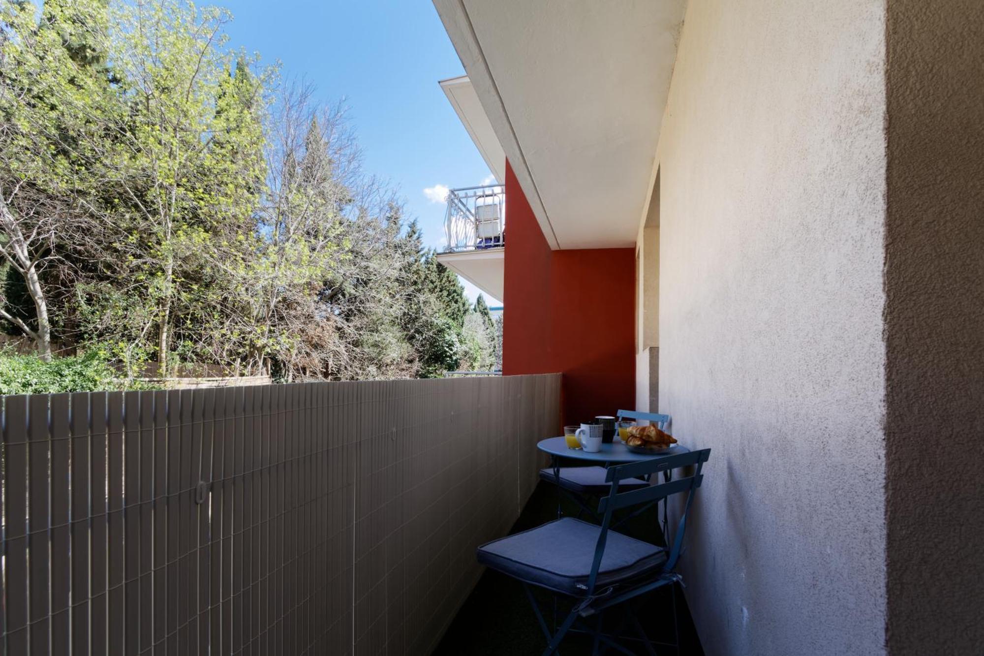 016- T2 Tropisme, Appart 1 Chambre,Clim,Wifi,Parking Montpellier Esterno foto
